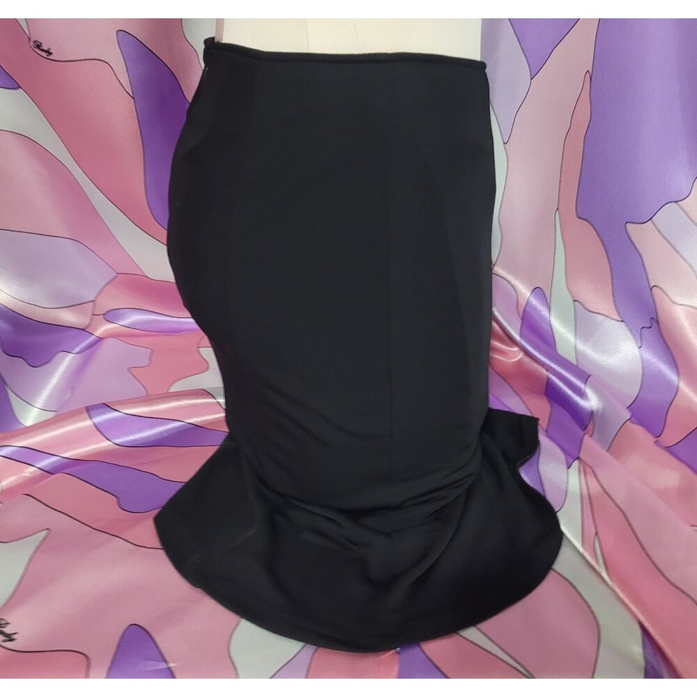 MA*RS Black Mini Skirt Small Peplum Gyaru Gal Style Y2K Harajuku Fashion Japan